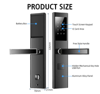Cerradura Inteligente Digital para Puerta TTLock de Acero Inoxidable, Solución Integral con Aplicación