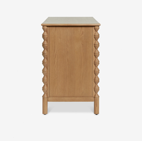 Commode à 8 tiroirs en bois de frêne de luxe moderne, taille personnalisable, couleur bois naturel, pour chambre à coucher