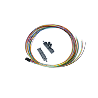 Kit d'assemblage de distribution de fibre optique à 12 cœurs avec tube tampon de 0,9 mm