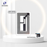 BoHang RD-BZN14025 RFID NFC 13.56MHz 40x25mm Enregistreur de données de température Étiquette intelligente