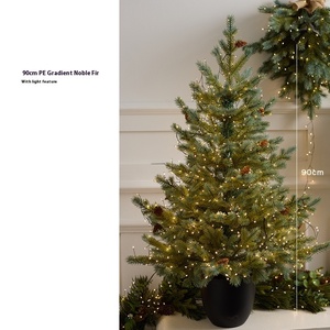 Nouvelle Guirlande de Noël Artificielle Écologique en PE, <span class=keywords><strong>Sapin</strong></span> Inversé Éclairé, Étanche, pour Intérieur et Extérieur - Product Image 3