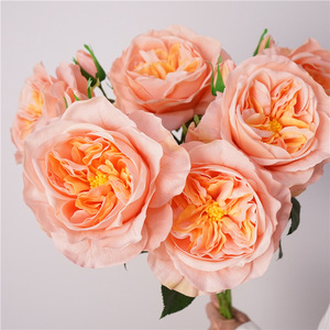 <span class=keywords><strong>Rosas</strong></span> Artificiales de Lujo en Rosa, Blanco y <span class=keywords><strong>Azul</strong></span>, Decoración para Bodas, <span class=keywords><strong>Rosas</strong></span> de Látex <span class=keywords><strong>con</strong></span> Tacto Real, Rosa Austin Rosa de Látex - Product Image 2