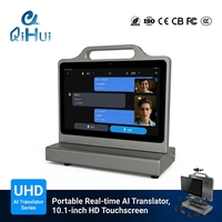 Traductor Digital de 10.1 Pulgadas con Pantalla Táctil, Traducción de Voz Bidireccional, Intérprete Inteligente para Banco, Escuela, Hospital, Oficina