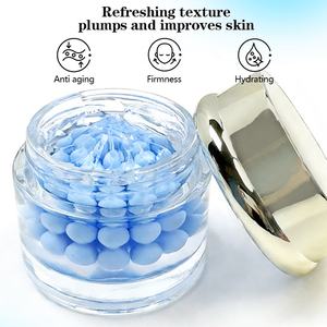 Crema Facial Iluminadora y Calmante con Retinol y Ceramidas, Perlas de Centella Azul, para Piel Sensible, Alivia el Enrojecimiento, Loción Hidratante, Marca Privada - Product Image 2