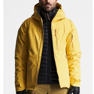 Vêtements d'extérieur professionnels OEM, veste coupe-vent pour homme, 3 en 1, rembourrage thermique en duvet d'oie, imperméable, veste 3 en 1 personnalisée - Product Image 2