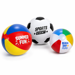 Mercancía de Activación de Marca, Pelota de Playa Inflable de PVC con Impresión Personalizada, Juguete para Piscina con Diseño de Logotipo, Producto para Regalo en Eventos - Product Image 1