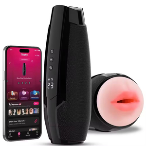 3 in 1 Electric Aircraft 7 Heating Oral Sucking Thrusting <b>Vibration</b> App <b>Remote</b> <b>Control</b> Male Masturbation Cup - Product Image 2