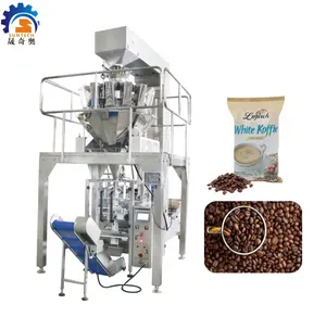 VFFS Automatic Weighing 1kg 2kg Roasted Coffee Beans Bagging Packing Machine