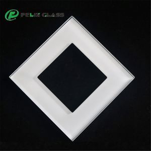 Panneau de prise murale en verre, plaques de verre pour interrupteur d'éclairage, interrupteur tactile électrique en verre - Product Image 2