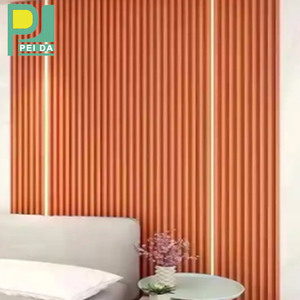 <span class=keywords><strong>Panneau</strong></span> mural WPC imperméable, revêtement décoratif <span class=keywords><strong>extérieur</strong></span>, bardage composite <span class=keywords><strong>bois</strong></span>-plastique moderne <span class=keywords><strong>pour</strong></span> usage intérieur et <span class=keywords><strong>extérieur</strong></span> - Product Image 1