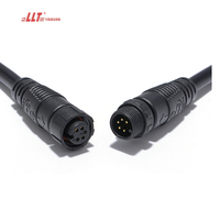 Connecteur de câble pour lampe LED circulaire à capteur 5 broches LLT M12, connecteur électrique paysager 2, 3, 4, 6, 7, 8 broches