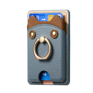Étui Portefeuille en PU avec Support Anneau et Motif Ours Mignon pour iPhone 16E/17/16 Plus/15 Pro/14/13 Pro/12 Pro Max/11 - Product Image 3