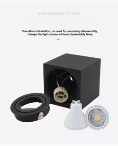 Moderne Ip54 Aluminium Luces Led Empotradas <span class=keywords><strong>Plafonnier</strong></span> Gu10 Montage en Surface Rond Downlight Fixation pour le Salon - Product Image 5