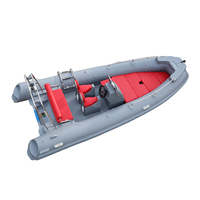 Chine Aviron Yacht Rib Pêche En Fiber De Verre Moteur Kayak Vitesse Navire De Luxe Rigide nouveau Ponton Jet Boat Avec Logo Sur Mesure