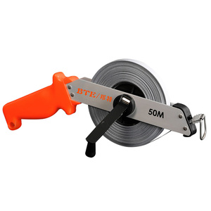 BTE Open 66ft 100ft 165ft étagère poignée pliante Construction en acier inoxydable <span class=keywords><strong>règle</strong></span> mesure ABS résistant à l'huile ruban à mesurer - Product Image 2