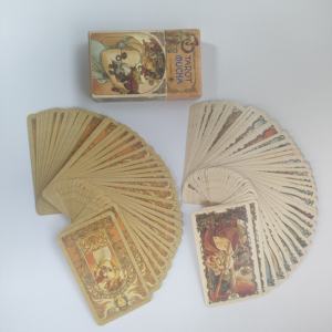 Carta campione gratuito di tarocchi di intrattenimento personalizzato all'ingrosso carta stampato80 carte di carta tarocchi mazzi di carte - Product Image 2