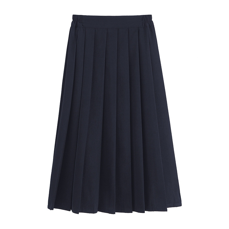 NAVY  MIDDLE SKIRTS