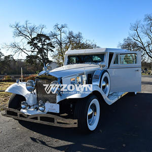 Il colore di corrispondenza del carro funebre classico bianco e nero può essere personalizzato in base allo stile dell'immagine <span class=keywords><strong>auto</strong></span> <span class=keywords><strong>d</strong></span>'<span class=keywords><strong>epoca</strong></span> - Product Image 1
