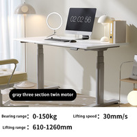 XTDNZ-07 Muebles de Oficina de Madera, Mesas Elevables, Escritorio para Computadora con Altura Ajustable, Plegable, Extensible y Convertible