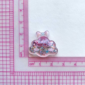 Corona cigno accessori resina forcina acqua Patch custodia del telefono bracciale Mini resina DIY ciondoli in resina per decorazione - Product Image 6