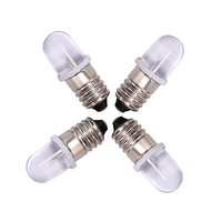 Ampoule LED E10 DC 12/24V pour usage résidentiel, forme globe, ampoule indicatrice, lampe torche, blanc/blanc chaud, accessoires d'éclairage DIY