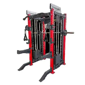 Commerciële Fitnessapparatuur Multi Functionele Squat Rack Smith Kabel Crossover Power Rack Commerciële Fitnessapparatuur