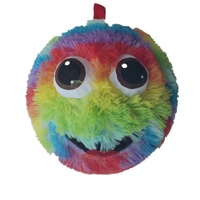 Nouvelle balle gonflable arc-en-ciel de 9 pouces, forme et couleur personnalisables, faible MOQ, jouet gonflable en PVC pelucheux sans phtalates, modèle 2023