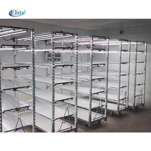 Carrello Multiuso per Vivaio a Più Livelli, Supporto Regolabile per Piante <span class=keywords><strong>con</strong></span> <span class=keywords><strong>Ruote</strong></span>, Espositore Mobile per Centro Giardinaggio - Product Image 5