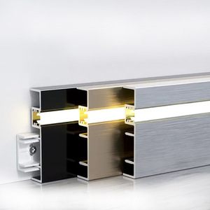 <span class=keywords><strong>Plinthe</strong></span> en métal éclairée avec bande LED, montage en surface, aluminium, acier inoxydable, <span class=keywords><strong>plinthe</strong></span> avec rainure lumineuse - Product Image 5