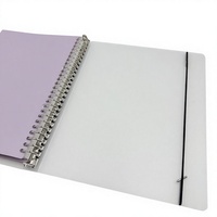 Cuaderno Espiral Inteligente Reutilizable con Hojas Sueltas, Papel Desprendible de Silicona, Páginas Adhesivas Transparentes Personalizadas para Niños
