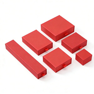 <strong>China</strong> Factory Eco-Friendly <strong>Custom</strong> Jewellery Gift Box with Matt Lamination &amp; Embossing Paperboard Rigid Box and Sponge Liner Set - Product Image 1