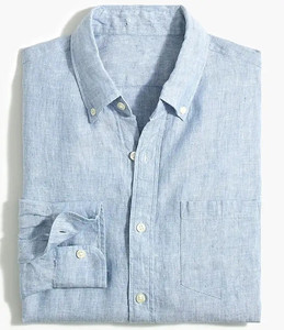 Nuovo arrivo <span class=keywords><strong>camicia</strong></span> da <span class=keywords><strong>uomo</strong></span> in <span class=keywords><strong>lino</strong></span> traspirante <span class=keywords><strong>camicia</strong></span> <span class=keywords><strong>azzurra</strong></span> cotone e <span class=keywords><strong>lino</strong></span> misto manica lunga <span class=keywords><strong>camicia</strong></span> Casual per gli uomini - Product Image 4