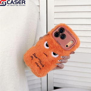 Funda para Teléfono Móvil con Diseño de Caricatura Divertida y Expresión Enojada, con Soporte para Cámara, No Toques <span class=keywords><strong>Mi</strong></span> Teléfono, para iPhone 17 16 15 Promax - Product Image 2