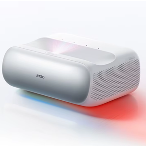 Nouveau <span class=keywords><strong>projecteur</strong></span> JMGO O3 à ultra courte focale, <span class=keywords><strong>projecteur</strong></span> <span class=keywords><strong>laser</strong></span> tricolore : 1400 lumens ISO, rapport de projection de 0,18 avec VRR 2G+64 Go de RAM et ROM - Product Image 1