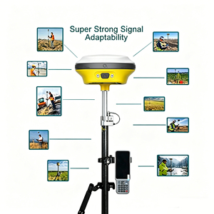 โรงงานเฉียนซุนจำหน่ายโดยตรง อุปกรณ์สำรวจ QianxunV5 GNSS RTK 1520 ช่องสัญญาณ GPS พร้อมกล้องและ IMU - Product Image 4