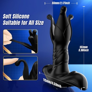 Plug anal, jouets pour adultes, vibrateur anal pour hommes avec 9 modes de vibration, stimulation par pulsations, télécommande via application - Product Image 3