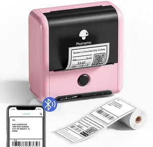 Phomemo M200 Sticker Maker 3-Zoll-80-mm-BT-Thermoetikettendrucker mit selbst klebendem Logo-Etiketten drucker für kontinuierliches Etiketten papier