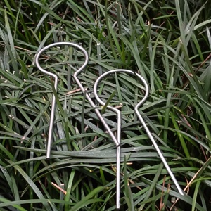 Clips de poteau en T galvanisés pour <span class=keywords><strong>fil</strong></span> de clôture Attaches en acier très résistantes pour clôtures agricoles et de jardin sécurisées - Product Image 3