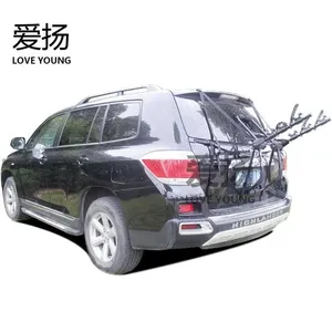 Support de vélo pour hayon de voiture à <span class=keywords><strong>3</strong></span> emplacements, fixation sur <span class=keywords><strong>attelage</strong></span>, moins cher - Product Image 5