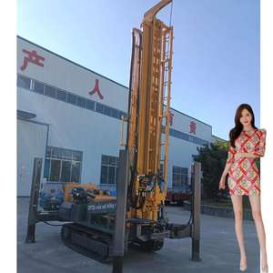 Machine de forage de mine de 200m de profondeur Air DTH puits d'eau forage de trou plate-forme de forage puits d'eau plate-forme de forage à vendre - Product Image 4