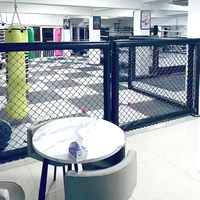 Panneau de cage MMA octogonal multifonctionnel sur mesure en acier inoxydable robuste pour compétition sportive et arts martiaux
