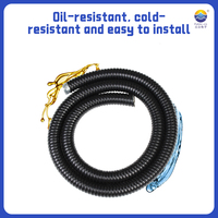 Tuyaux de conduite électrique flexibles en acier galvanisé revêtus de PVC, résistants au feu UL94-V0, étanches, certifiés CE pour l'automobile