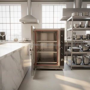 Forno Elettrico Commerciale a 3 Piani con 3 Teglie in Pietra Refrattaria per <span class=keywords><strong>Pane</strong></span> Artigianale e Pizza, ad Alta Temperatura - Product Image 3
