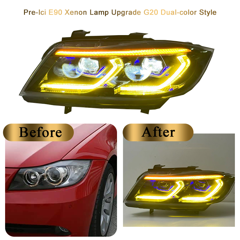 yellow/white DRL(xenon,without AFS)