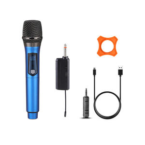 Micrófonos dinámicos <span class=keywords><strong>de</strong></span> voz <span class=keywords><strong>de</strong></span> mano para cantar Micrófono <span class=keywords><strong>De</strong></span> estudio Micrófono inalámbrico Karaoke UHF Grabación MIC <span class=keywords><strong>de</strong></span> larga distancia - Product Image 3