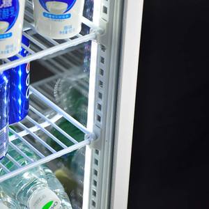 58L(2R) de encimera comercial de la botella de la bebida Bebidas enfriador demostración de escaparate de cuatro lados se puerta de vidrio refrigeradores Mini nevera - Product Image 5