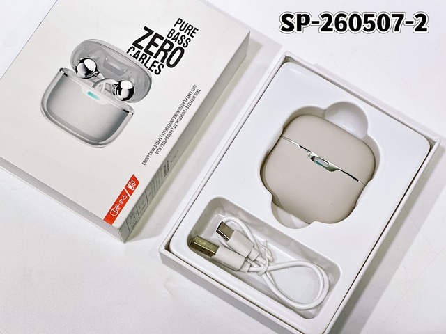 SP-260507-2 Clip-On Open Ear Wireless Earbuds Bluetooth 5.3 Earphones with Mic for Sports