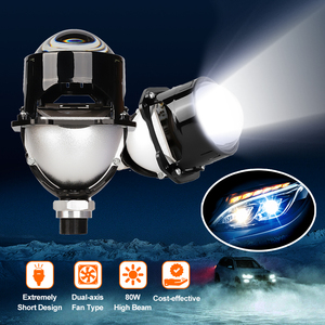 JOYFREE - Accesorios de Iluminación para Automóviles al por Mayor, Lente de Proyector Bi-LED de Alta Calidad y Potencia, Proyector Láser Bi-LED de 2.5 Pulgadas - Product Image 4