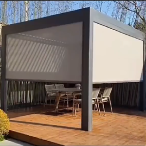 Nền Kinh Tế nhôm pergola vòm bioclimatic pergola dù để che nắng tán cho Vườn Hồ Bơi cơ giới ngoài trời pergola - Product Image 4