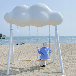 Sculpture créative de nuages de ballons, purement artisanale, pour centres commerciaux, parcs, sites touristiques, paysages, idéale pour la photographie - Product Image 3